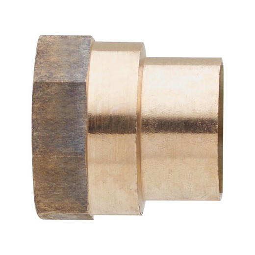 Conector con rosca hembra de bronce 4270gcu 15x1/2"