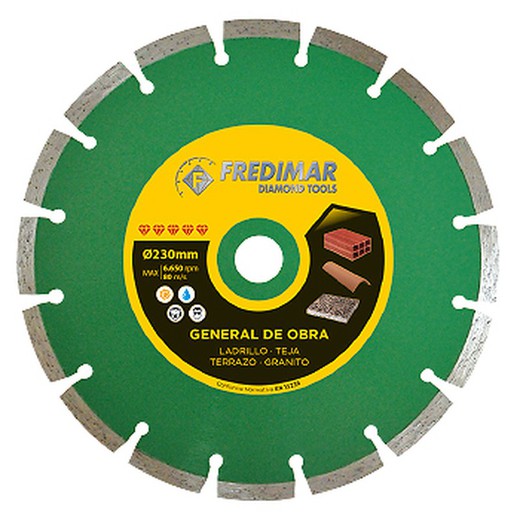 Disco general de obra profesional Vanguard 115mm