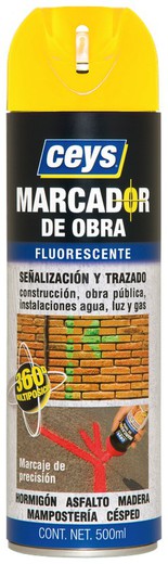 Marcador obra amarillo 500ml