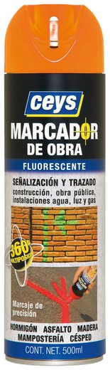 Marcador obra naranja 500ml