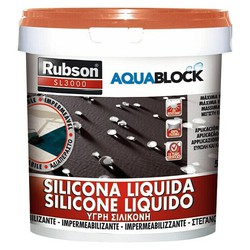 Silicona líquida aquablock  color teja 1 kg