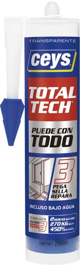 Sellador total tech transparente 290ml