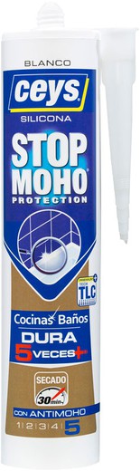 Silicona stop moho blanca 280ml