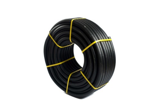 Tubo corrugado flexible forrado en PVC en color negro, diametro de 16 a 32mm