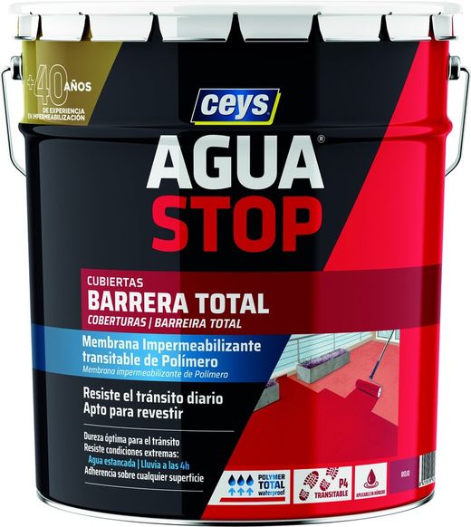 Aguastop barrera total 14kgr rojo