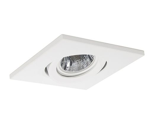 Aro orientable cuadrado en color blanco