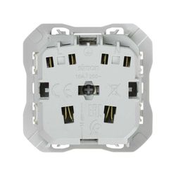 Base de enchufe schuko con sistema de embornamiento a tornillo cava