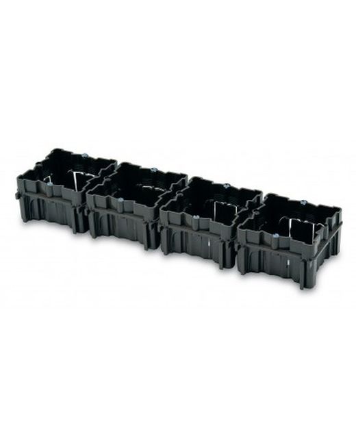 Cajetin universal cuadrado de empotrar para mecanismos  de 70x70x41mm