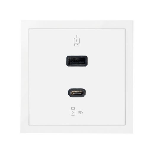 Cargador USB A+C 30W Power Deliver