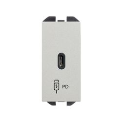 Cargador USB C 20W Power Delivery aluminio