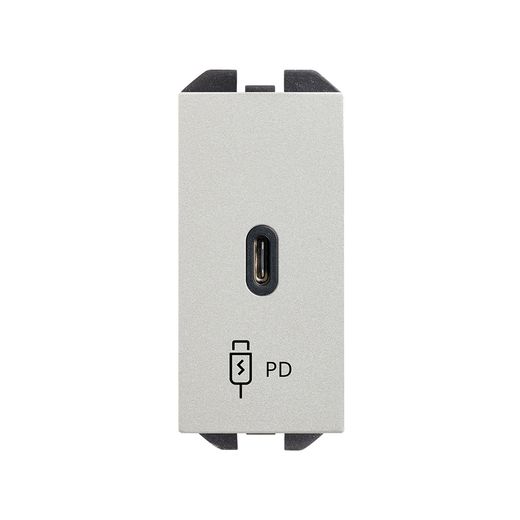 Cargador USB C 20W Power Delivery aluminio