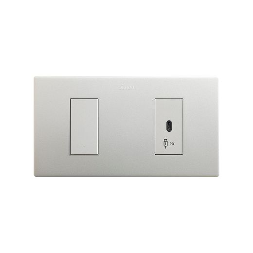 Cargador USB C 20W Power Delivery aluminio