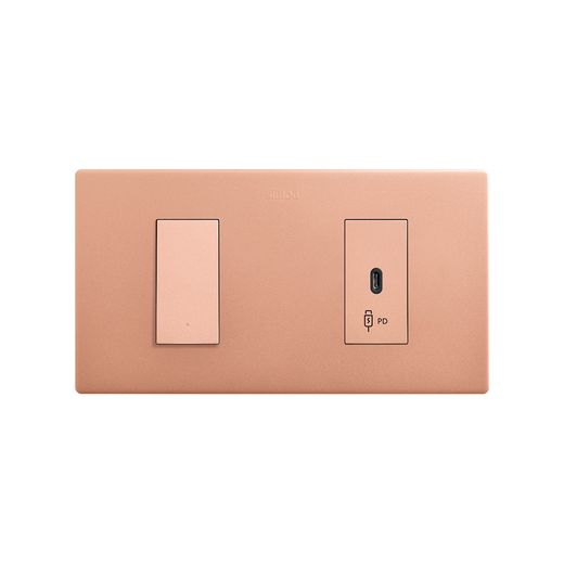 Cargador USB C 20W Power Delivery cobre