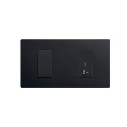 Cargador USB C 20W Power Delivery negro mate