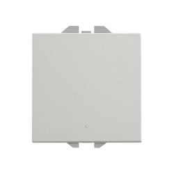 Conmutador pulsante con sistema de embornamiento rápido aluminio