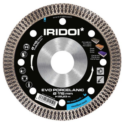 Disco porcelánico de 115mm Evo Porcelanic