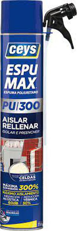 Espuma poliuretano relleno con cánula 750m