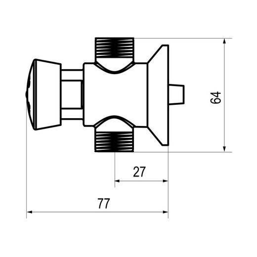Grifo temporizado para urinario 12 C/T