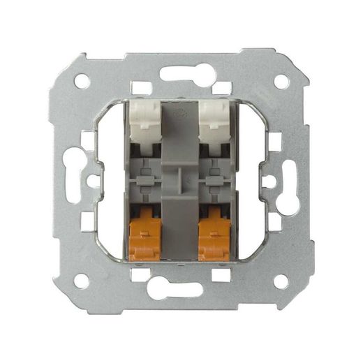 Grupo de 2 cruzamientos 10AX 250V~ con sistema de embornamiento rápido Simon 75