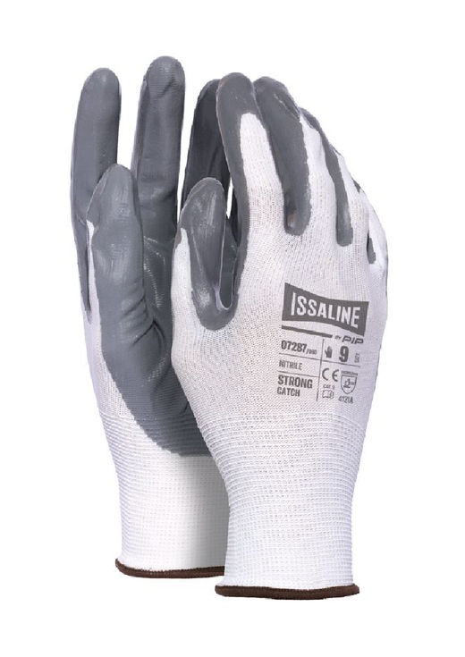 Guante de nylon revestido en nitrilo