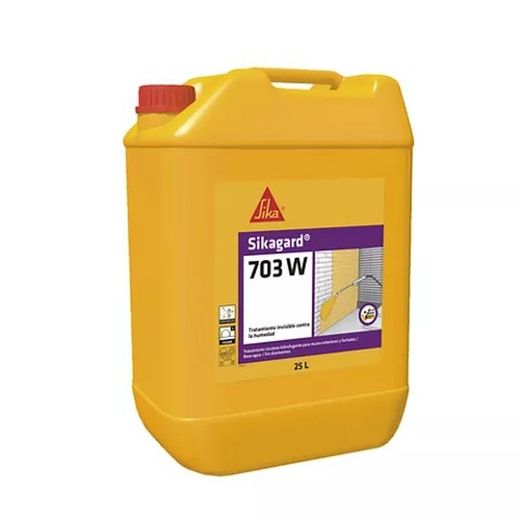 Impregnación repelente al agua para fachadas Sikagard® 703 W 25 litros