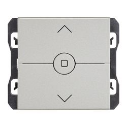 Interruptor para persianas con 3 posiciones: subida, bajada y paro aluminio