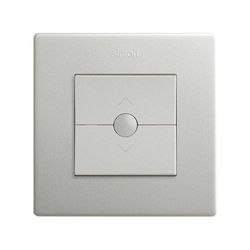 Interruptor para persianas con 3 posiciones: subida, bajada y paro aluminio