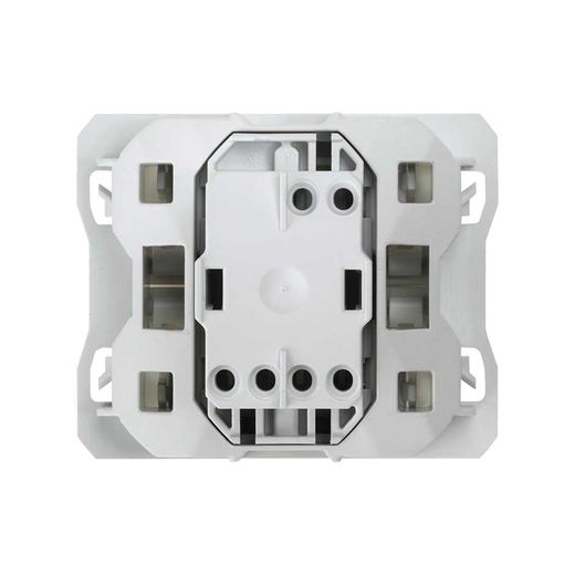 Interruptor para persianas con 3 posiciones, subida, bajada y paro blanco
