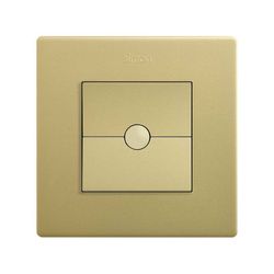 Interruptor para persianas con 3 posiciones, subida, bajada y paro bronce