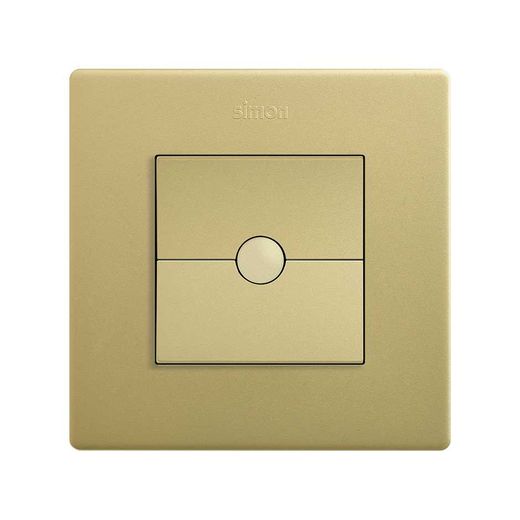 Interruptor para persianas con 3 posiciones, subida, bajada y paro bronce