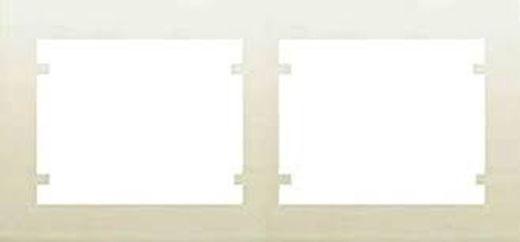 Marco 2 elementos beige serie Iris