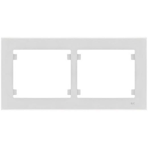 Marco 2 elementos blanco Iris Plus