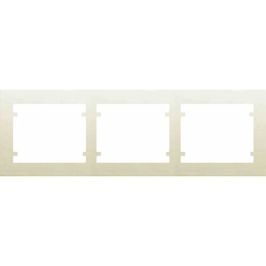 Marco 3 elementos beige serie Iris