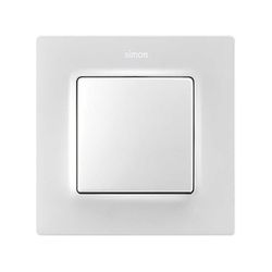 Marco de 1 elemento blanco mate Simon 82 Concept