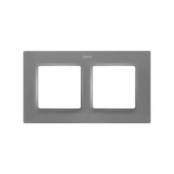 Marco de 2 elementos gris Simon 82 Concept