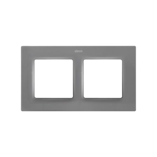 Marco de 2 elementos gris Simon 82 Concept