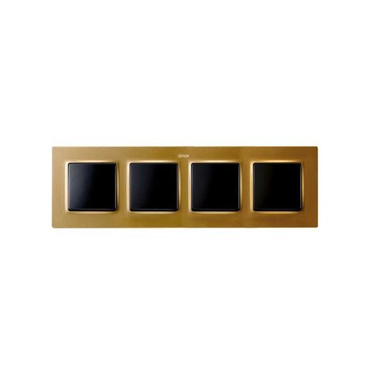 Marco de 4 elementos oro Simon 82 Concept