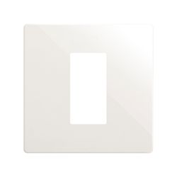 Marco estética mínima para 1 elemento blanco