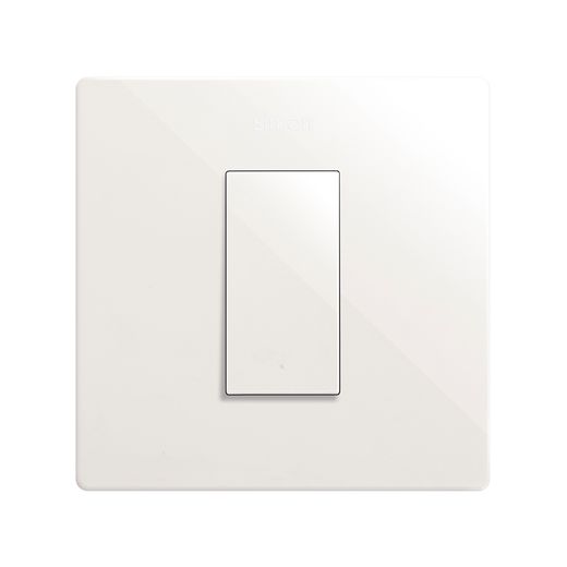 Marco estética mínima para 1 elemento blanco