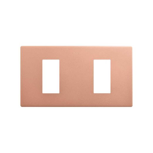 Marco estética mínima para 2 elementos cobre