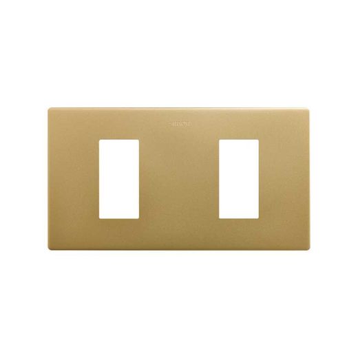Marco estética mínima para 2 elementos oro