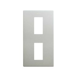 Marco estética mínima vertical para 2 elementos aluminio