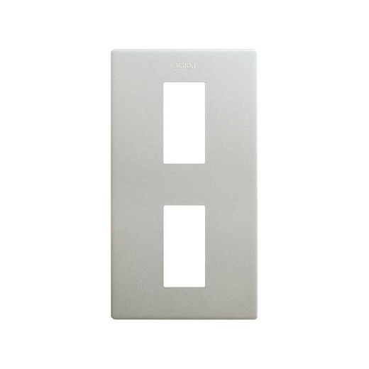 Marco estética mínima vertical para 2 elementos aluminio