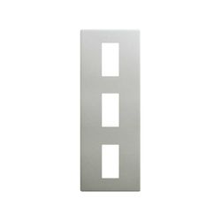 Marco estética mínima vertical para 3 elementos aluminio