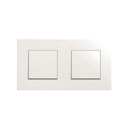 Marco para 2 elementos blanco