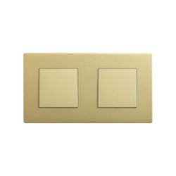 Marco para 2 elementos bronce