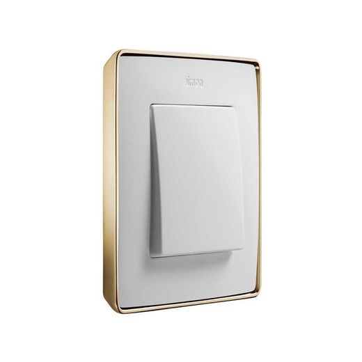 Marco para 2 elementos en color blanco base oro Simon 82 Detail Select