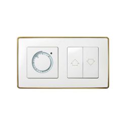 Marco para 2 elementos en color blanco base oro Simon 82 Detail Select