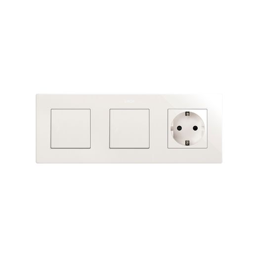 Marco para 3 elementos blanco