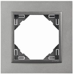 Marco simple aluminio/gris